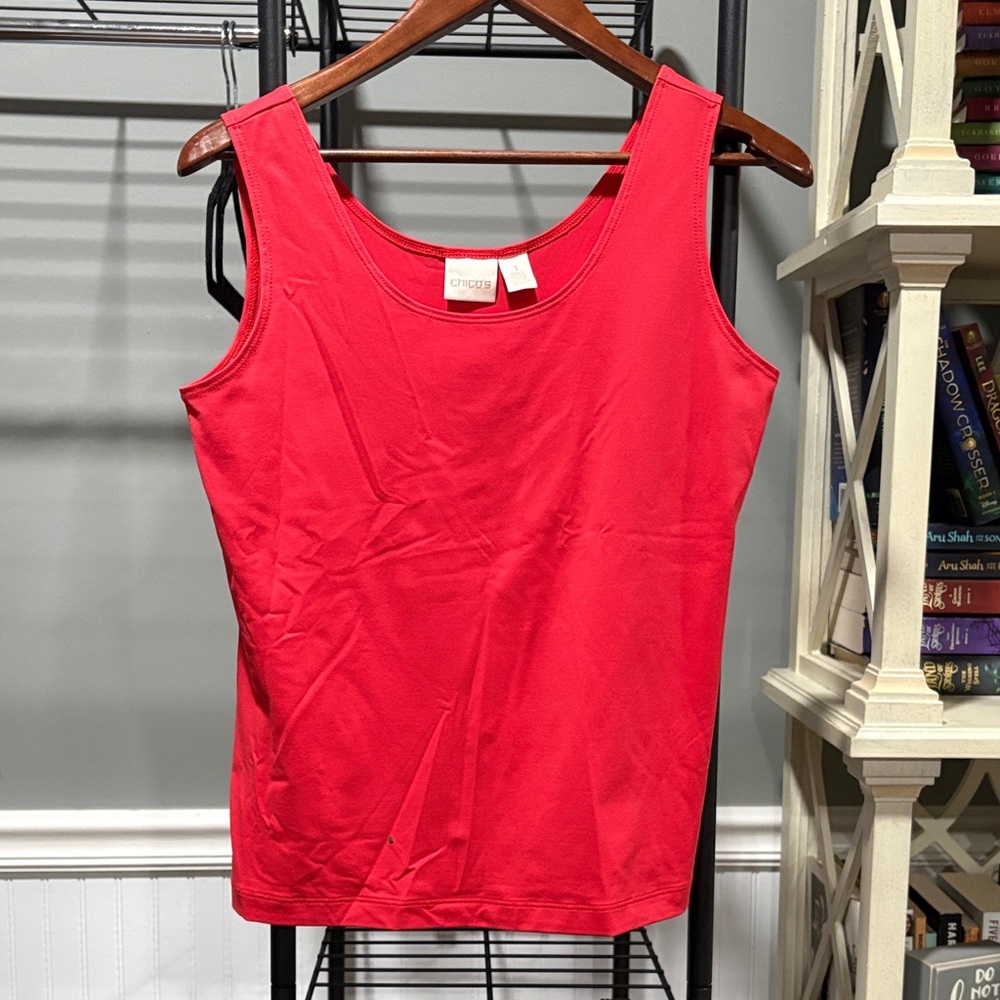 Chico's Vibrant Red Tank Top
